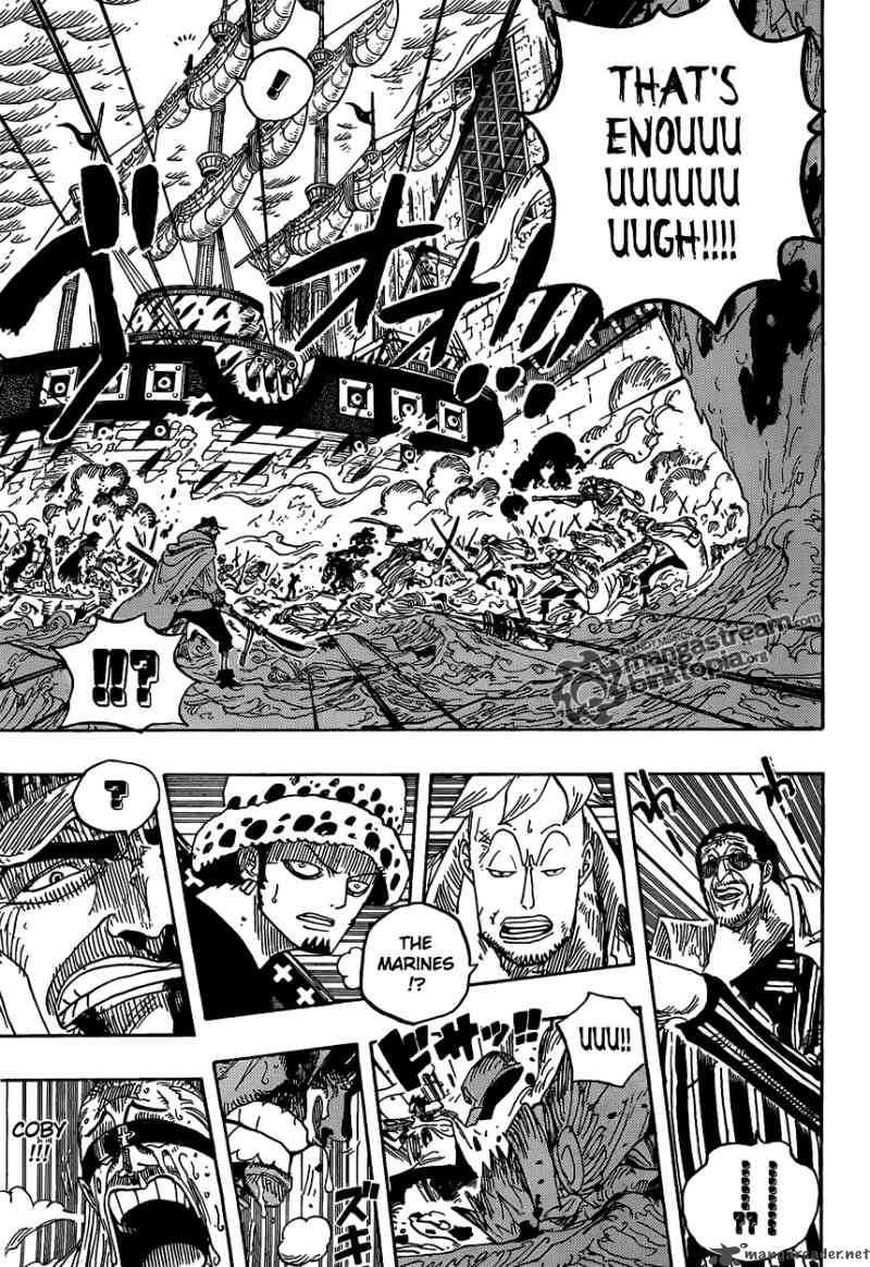 One Piece Chapter 579 page 9 - Chapter 579: Seconds of Courage