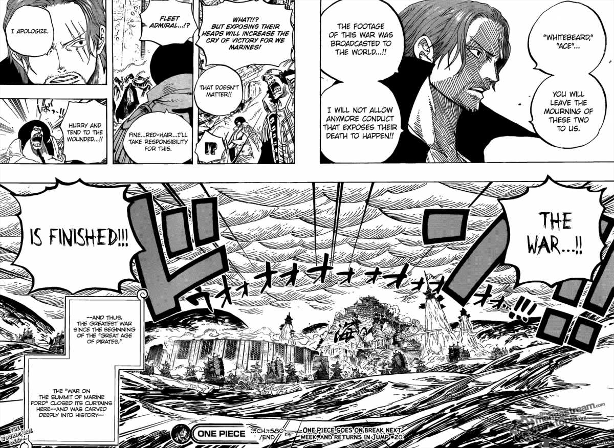 One Piece Chapter 580 page 12 - Chapter 580: The War's Conclusion