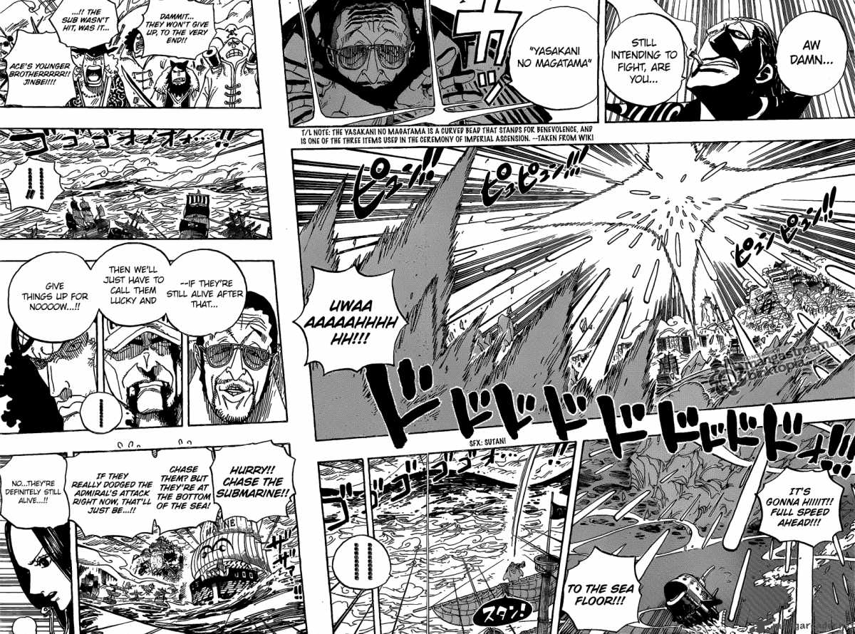 One Piece Chapter 580 page 6 - Chapter 580: The War's Conclusion