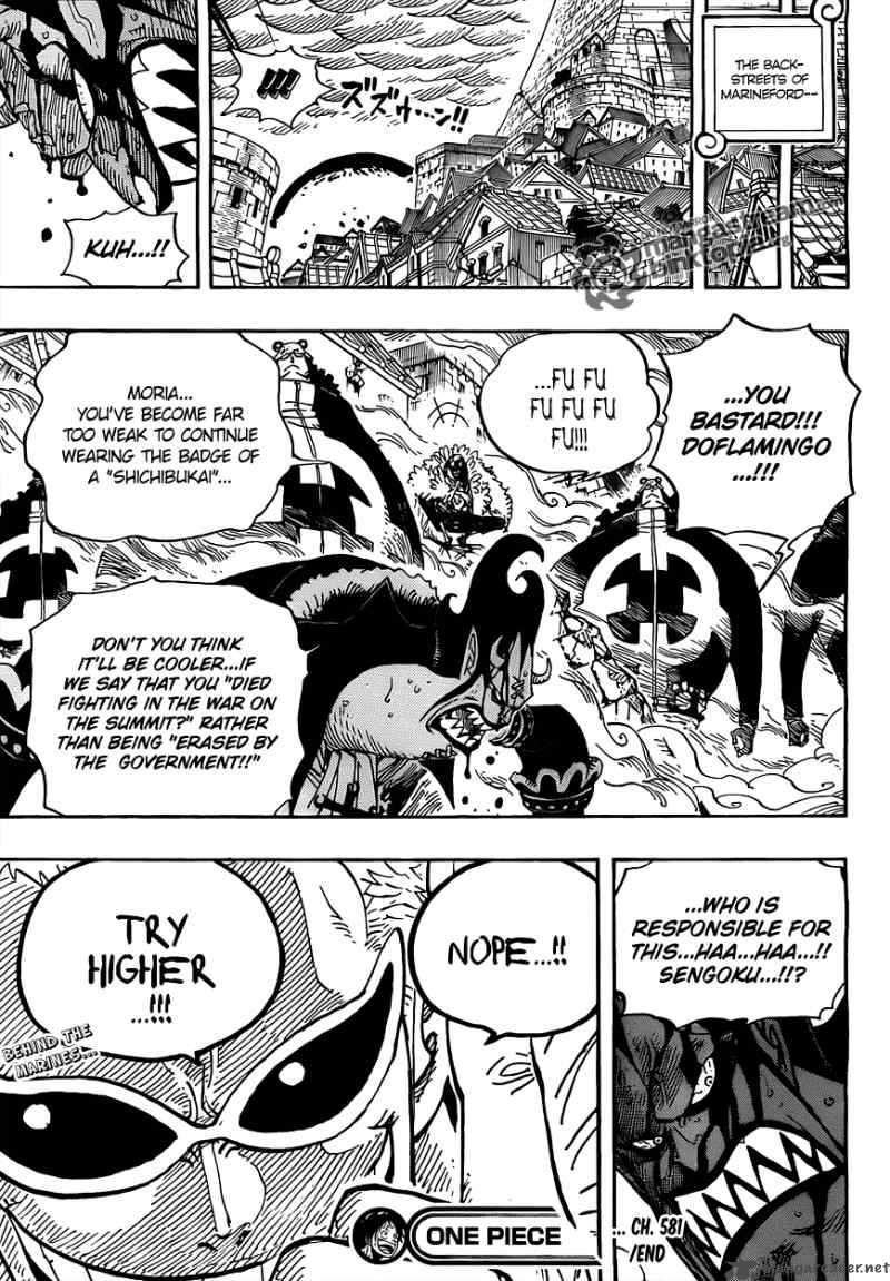 One Piece manga, chapter 581, page 18 of 21