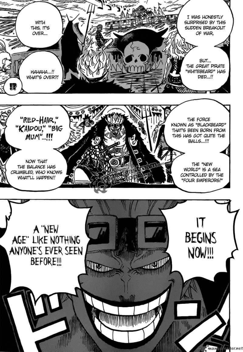 One Piece manga, chapter 581, page 6 of 21
