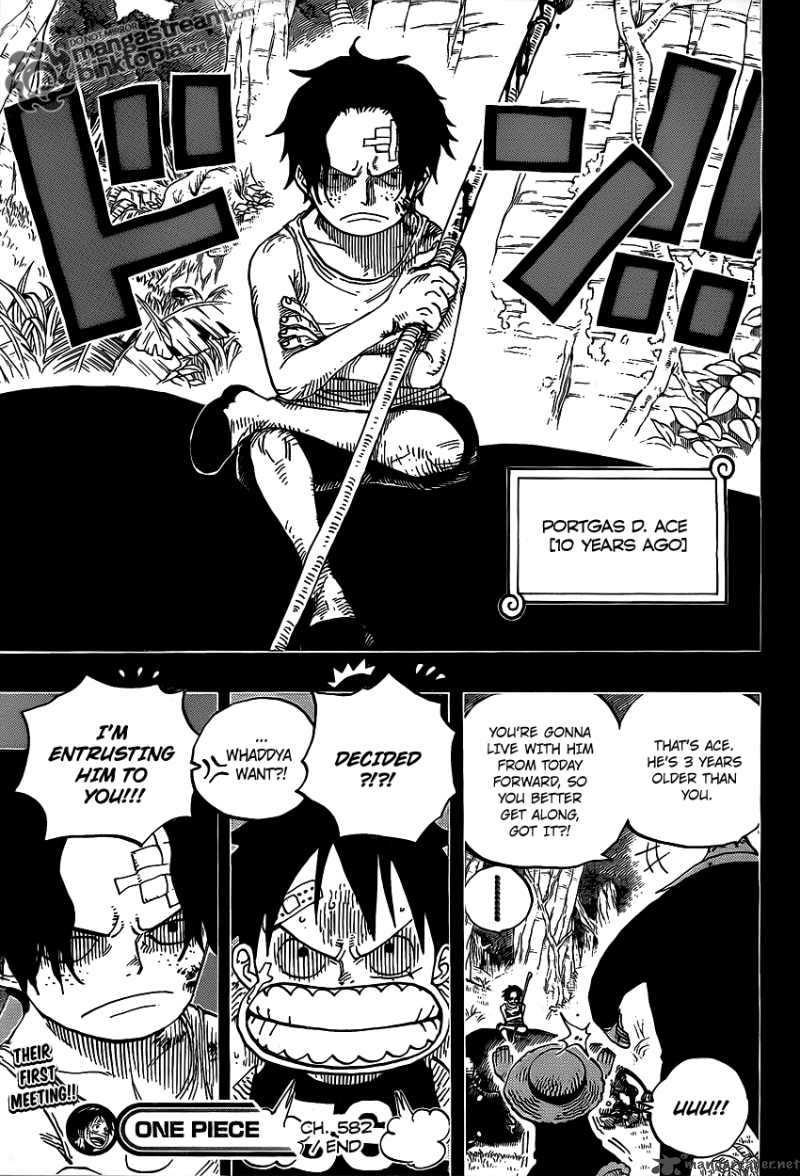 One Piece Chapter 582 page 19 - Chapter 582: Luffy and Ace