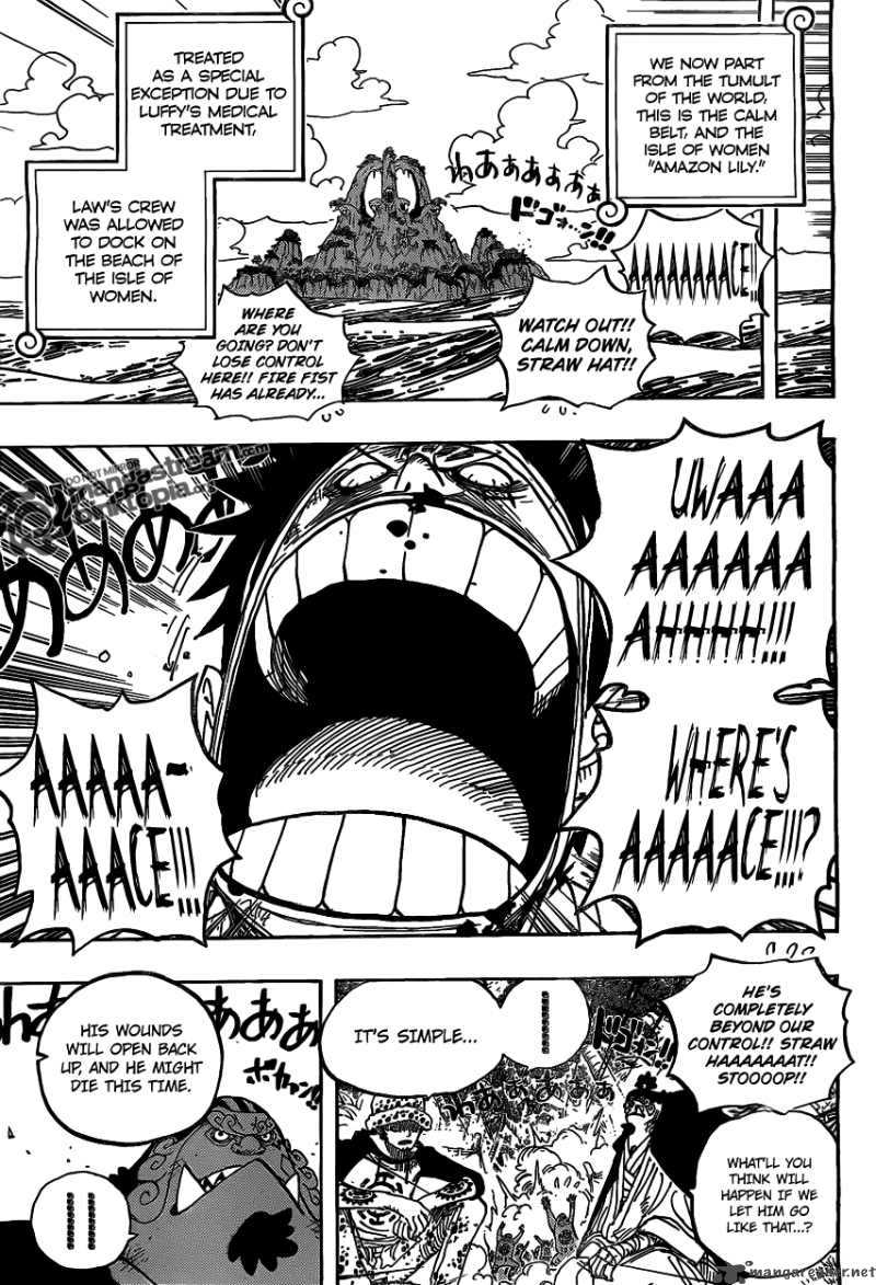 One Piece Chapter 582 page 5 - Chapter 582: Luffy and Ace
