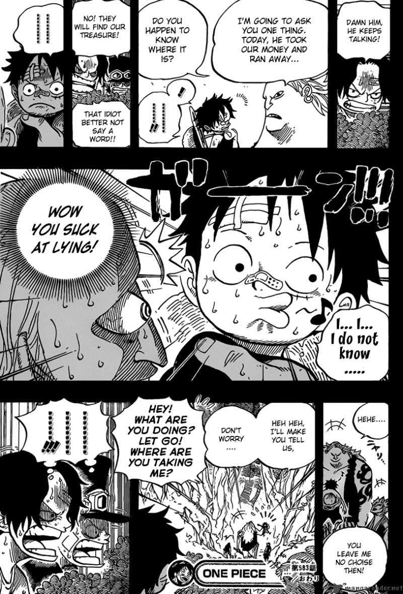 One Piece Chapter 583 page 16 - Chapter 583: Gray Terminal - The Final Destination of the Uncertainty