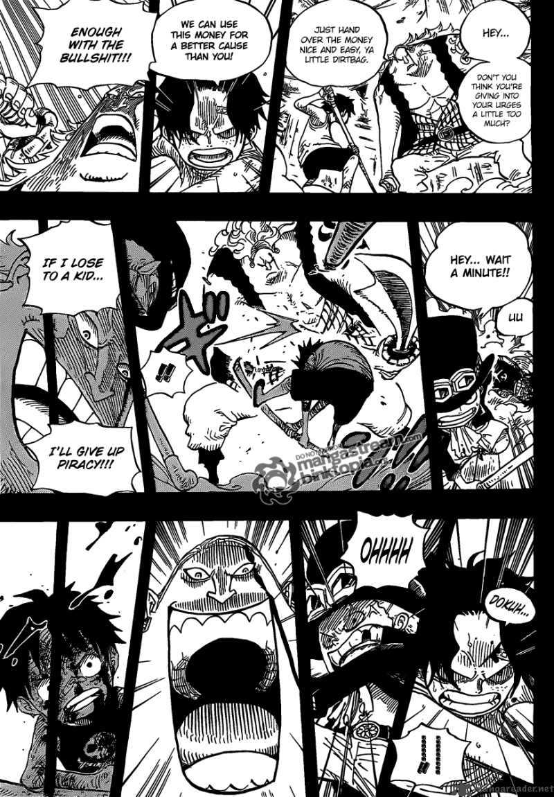 One Piece manga, chapter 584, page 12 of 21