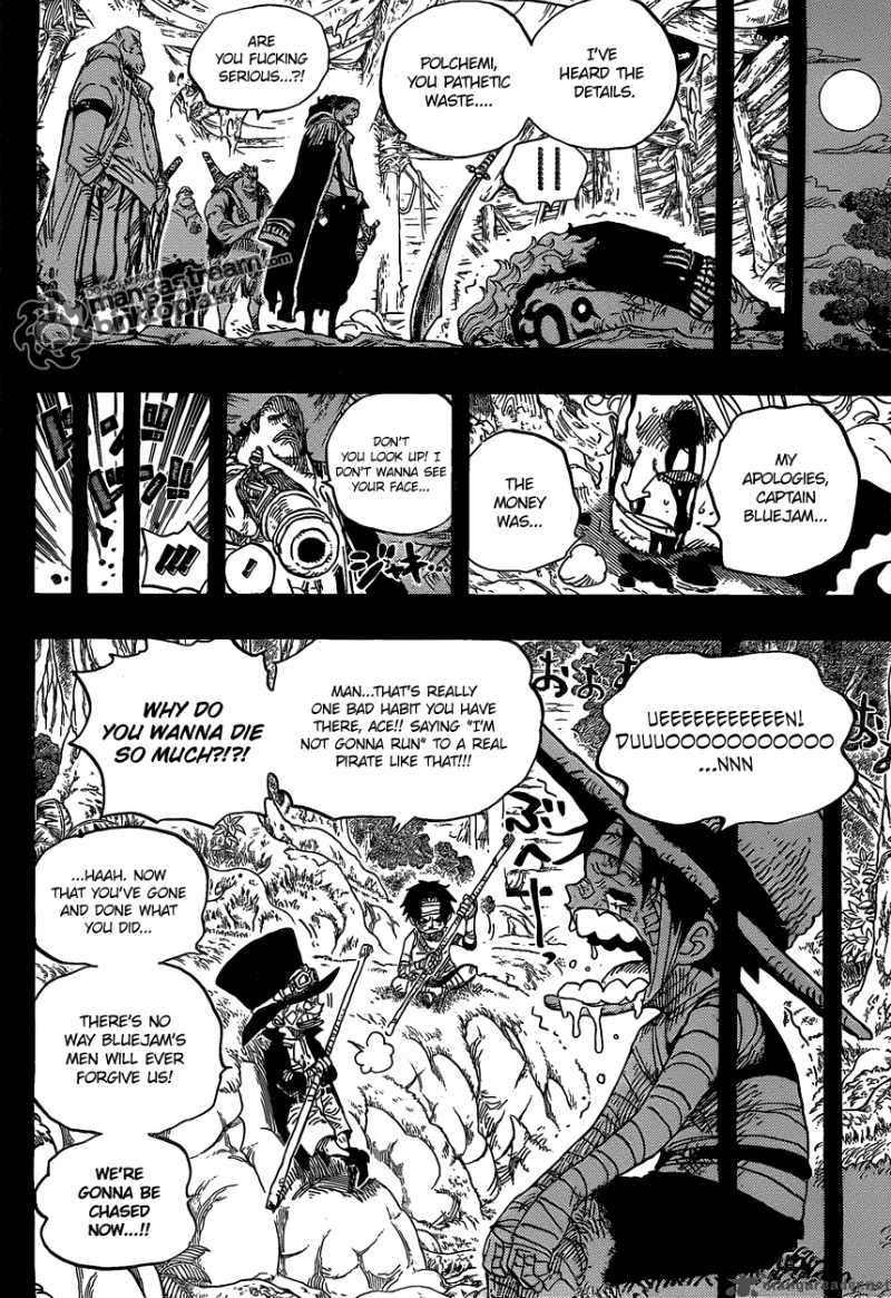 One Piece manga, chapter 584, page 13 of 21