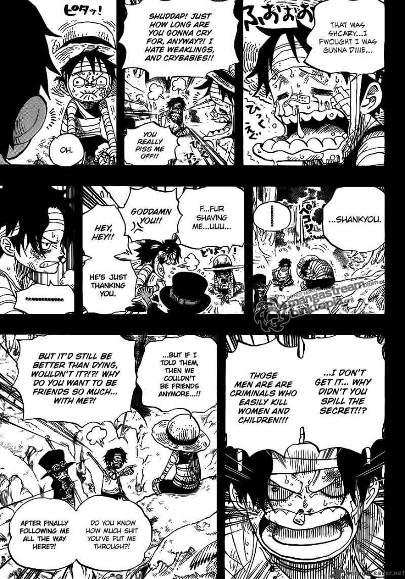 One Piece manga, chapter 584, page 14 of 21