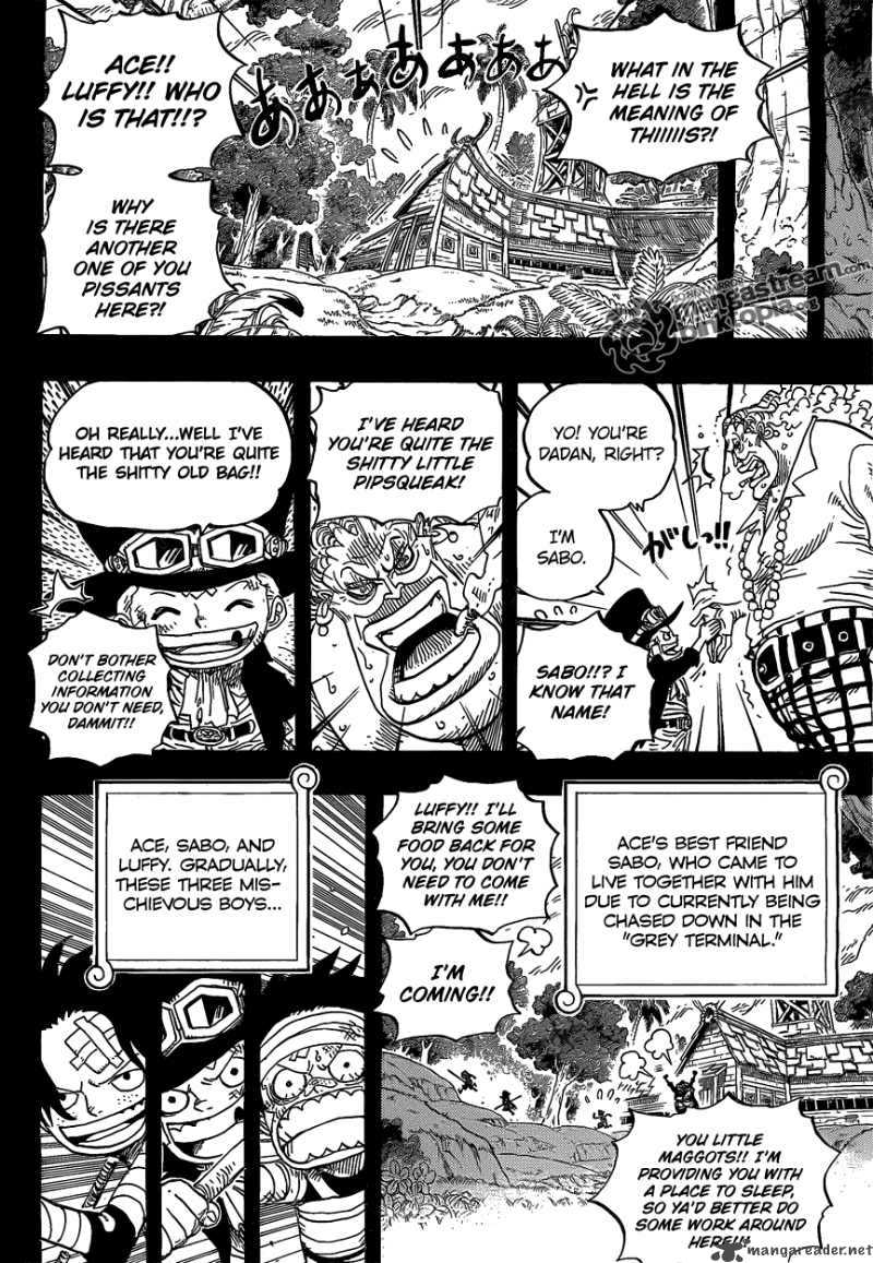 One Piece manga, chapter 584, page 17 of 21
