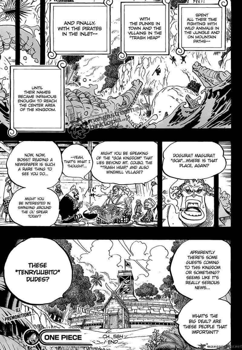 One Piece manga, chapter 584, page 18 of 21