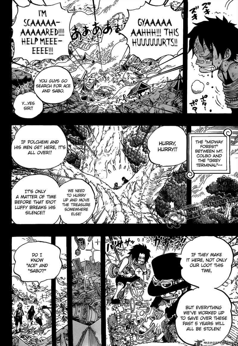 One Piece manga, chapter 584, page 5 of 21
