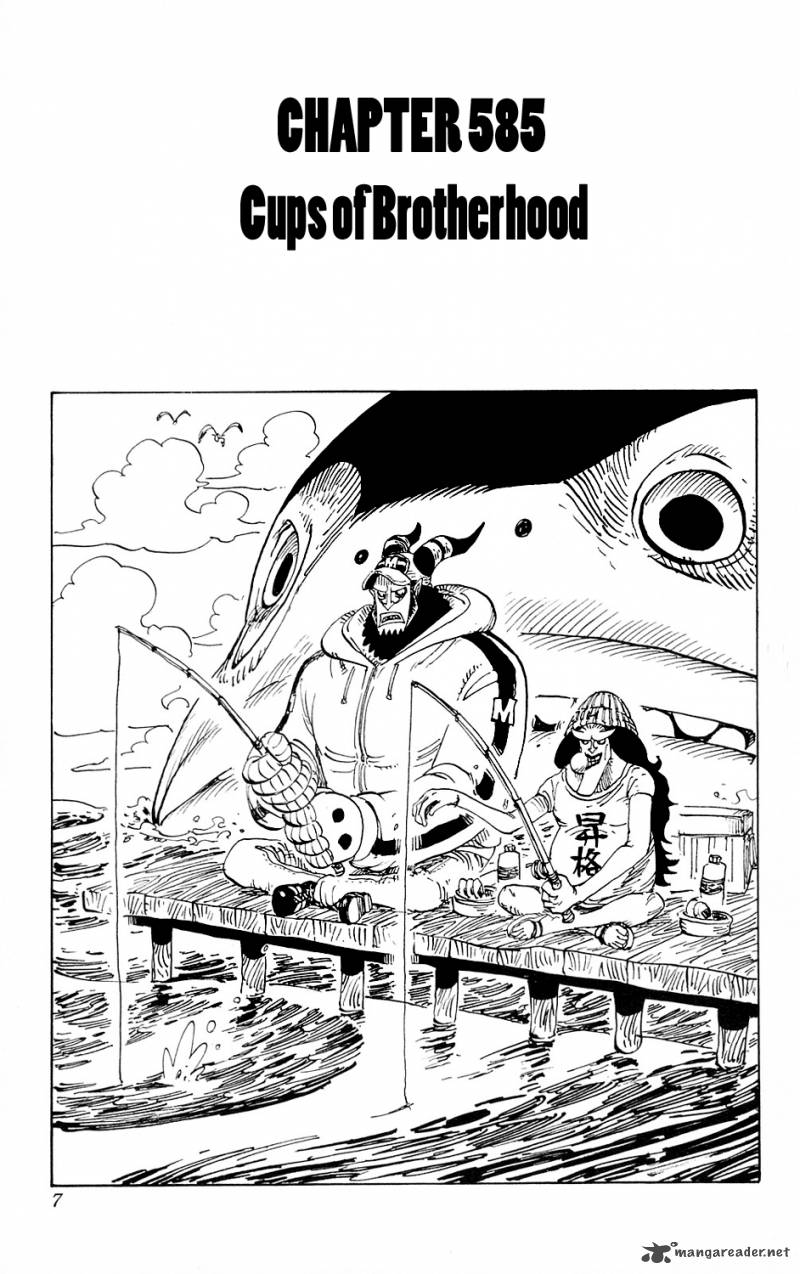 One Piece Chapter 585 page 10 - Chapter 585: Brothers' Sake Cups