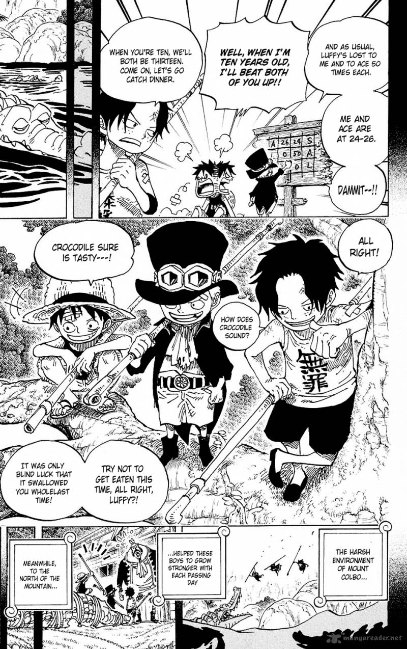 One Piece Chapter 585 page 12 - Chapter 585: Brothers' Sake Cups