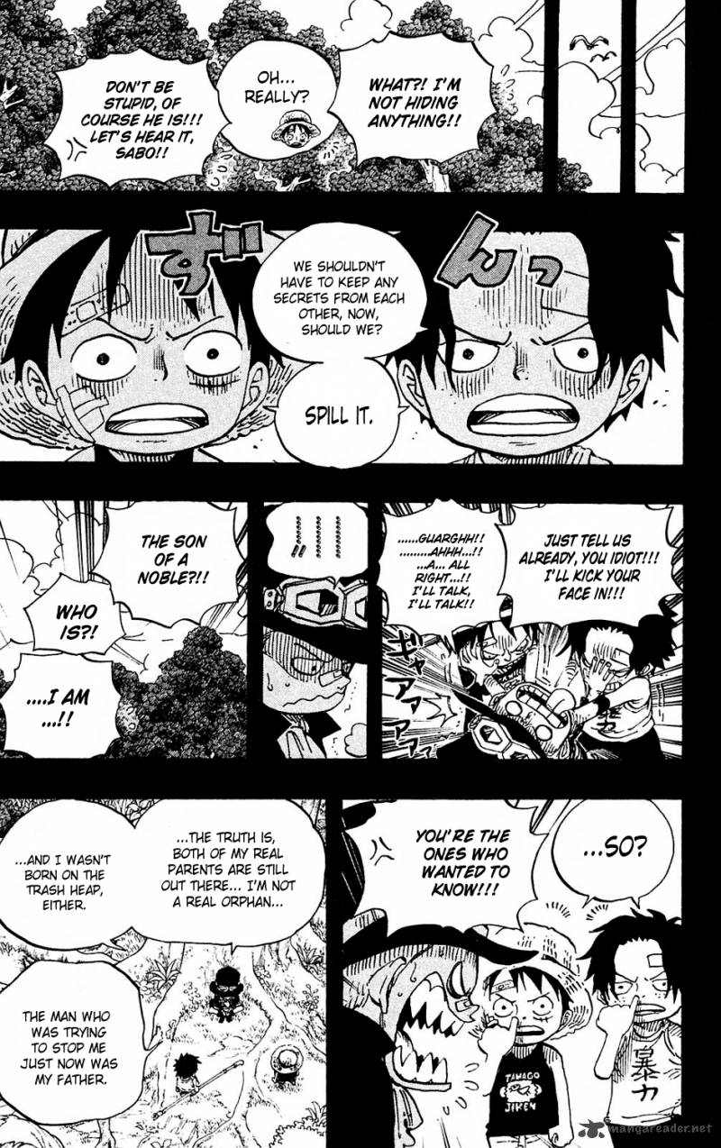 One Piece Chapter 585 page 18 - Chapter 585: Brothers' Sake Cups