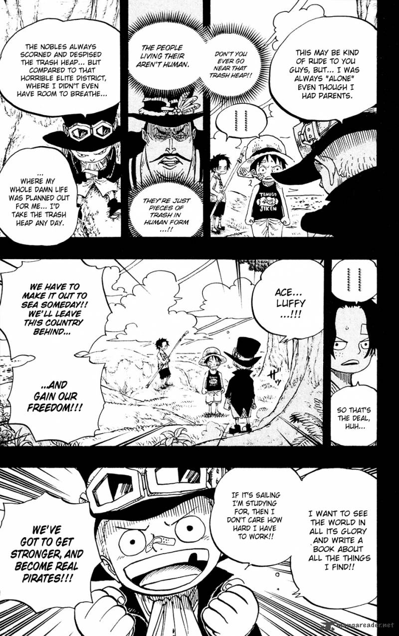 One Piece Chapter 585 page 20 - Chapter 585: Brothers' Sake Cups