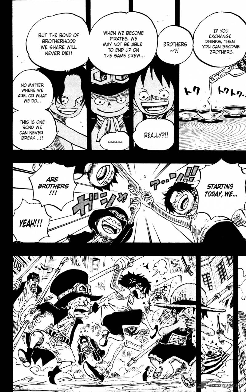 One Piece Chapter 585 page 23 - Chapter 585: Brothers' Sake Cups