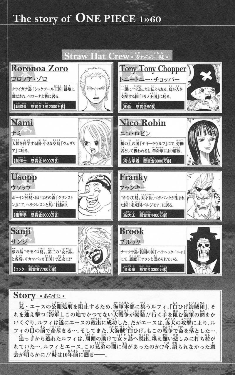 One Piece Chapter 585 page 8 - Chapter 585: Brothers' Sake Cups