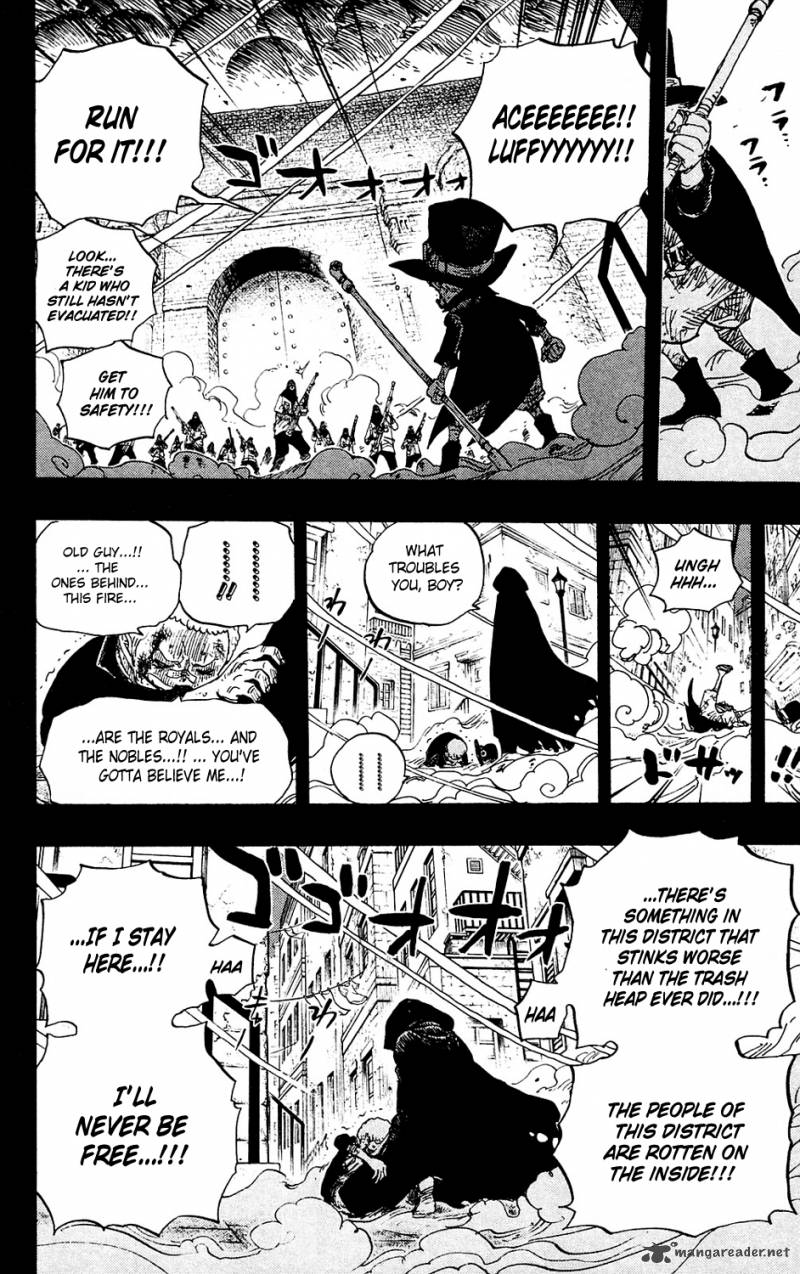 One Piece manga, chapter 586, page 19 of 24