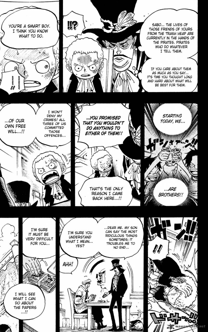 One Piece manga, chapter 586, page 6 of 24