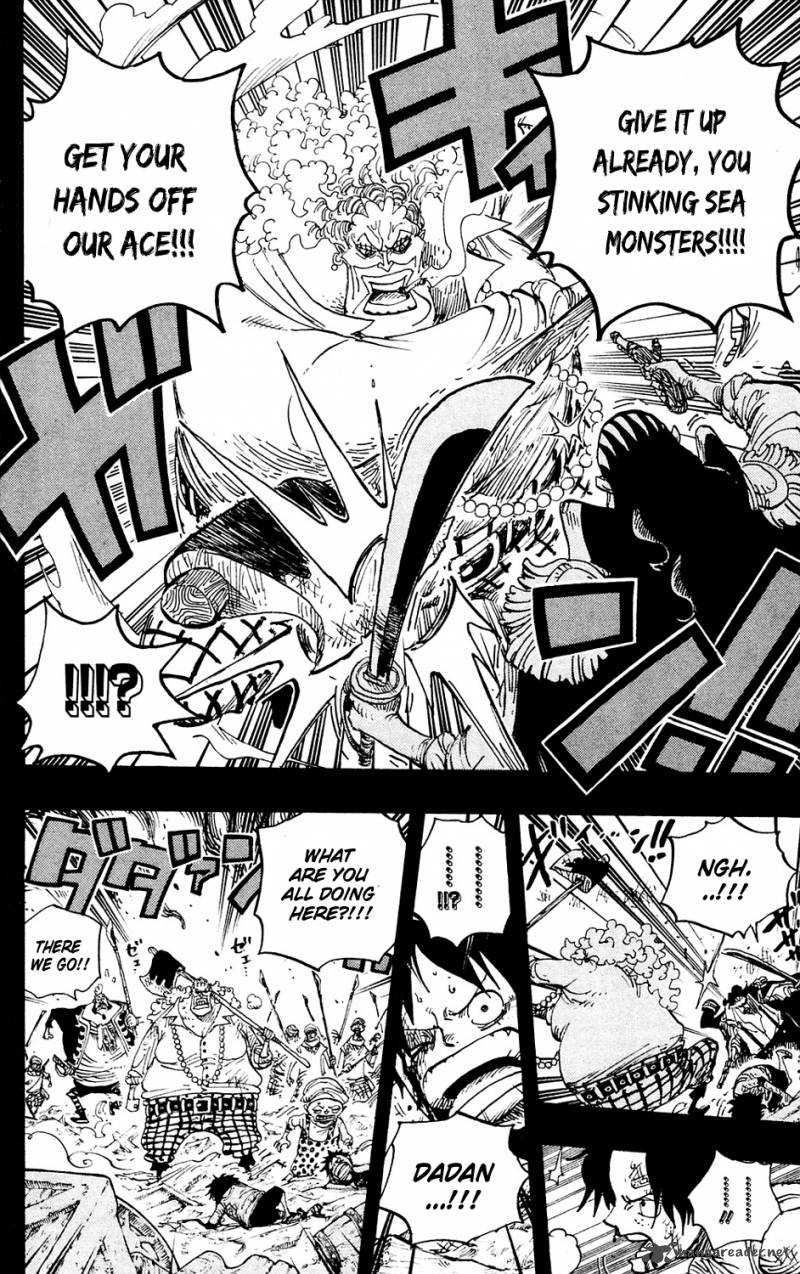 One Piece Chapter 587 page 10 - Chapter 587: I Will Not Run Away