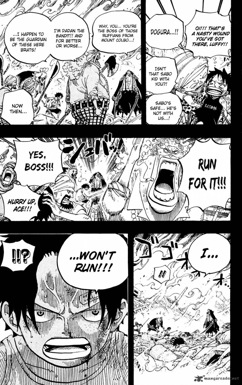 One Piece Chapter 587 page 11 - Chapter 587: I Will Not Run Away