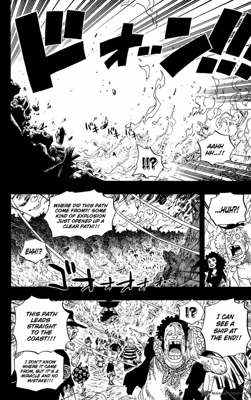 One Piece Chapter 587 page 14 - Chapter 587: I Will Not Run Away