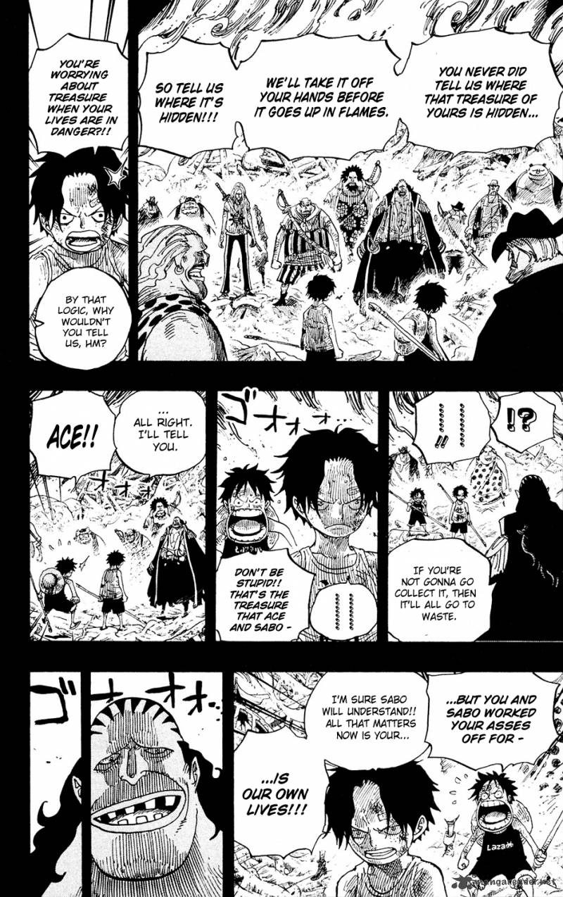 One Piece Chapter 587 page 6 - Chapter 587: I Will Not Run Away