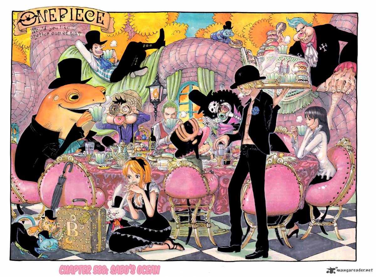 One Piece Chapter 588 page 1 - Chapter 588: Sabo's Ocean