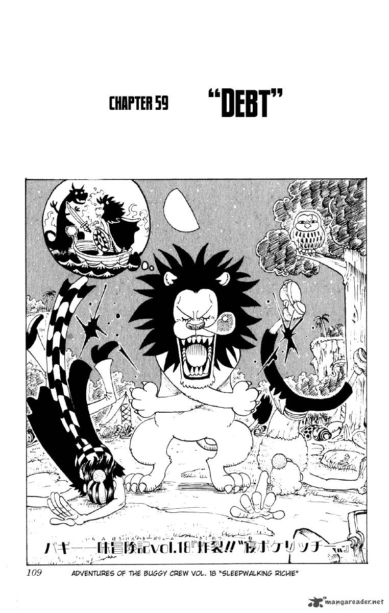 One Piece Chapter 59 page 1 - Chapter 59: Obligation