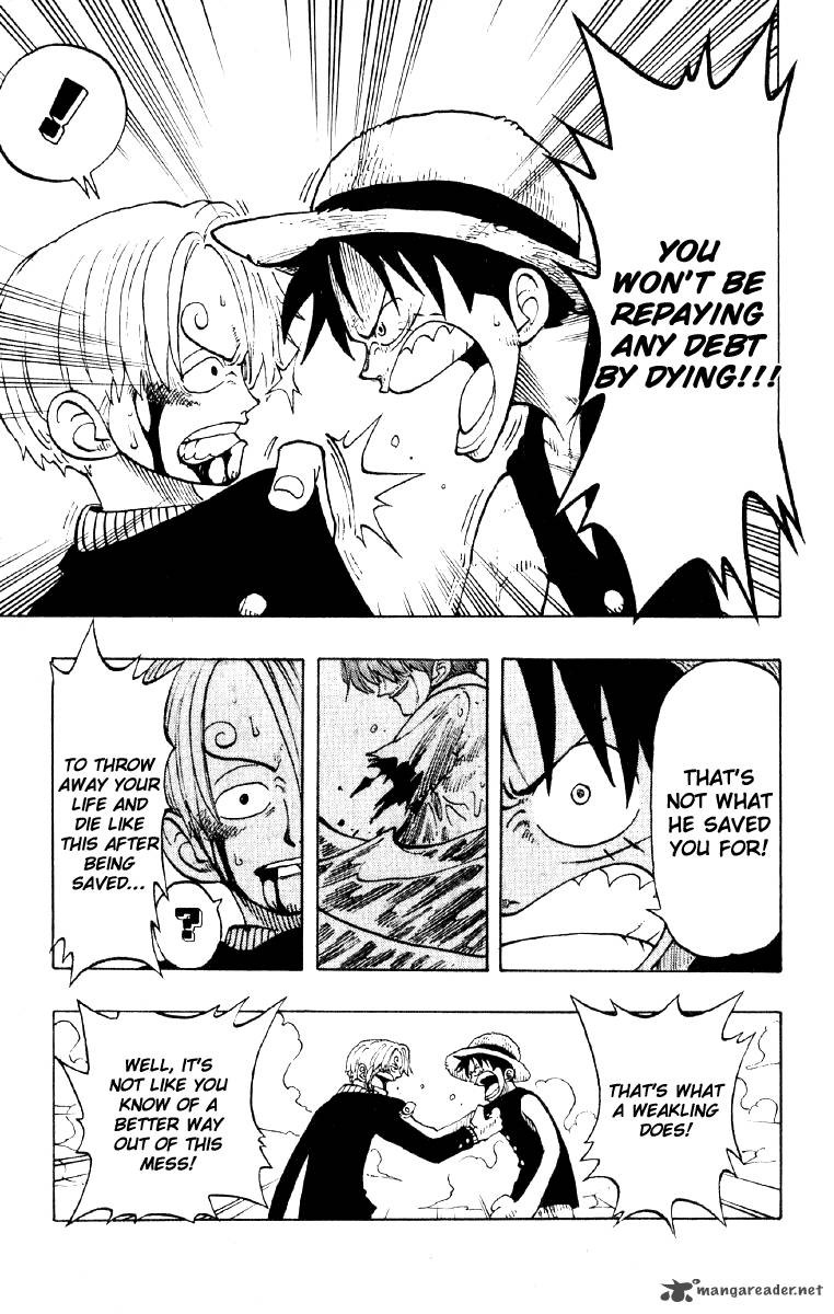 One Piece Chapter 59 page 15 - Chapter 59: Obligation
