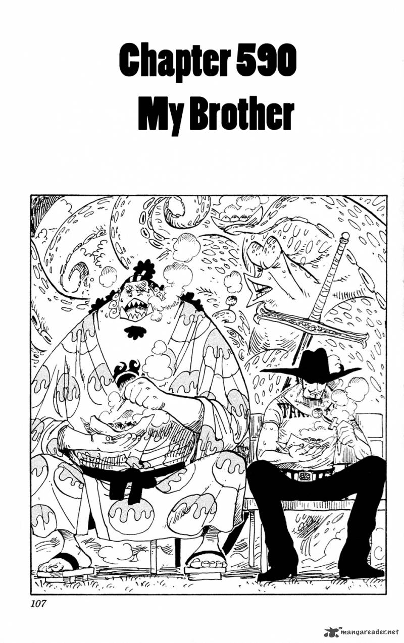 One Piece Chapter 590 page 1 - Chapter 590: My Little Brother