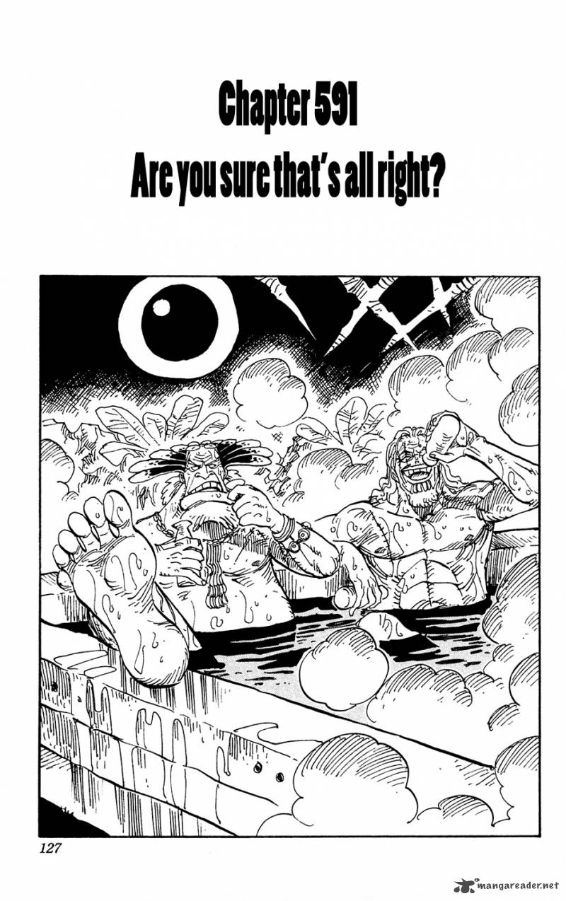 One Piece Chapter 591 page 1 - Chapter 591: Are You Sure About That?