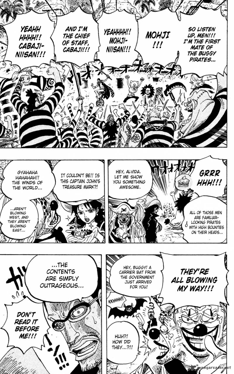 One Piece Chapter 593 page 19 - Chapter 593: NEWS