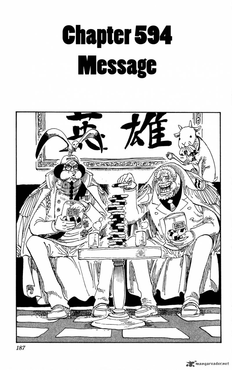 One Piece manga, chapter 594, page 2 of 25