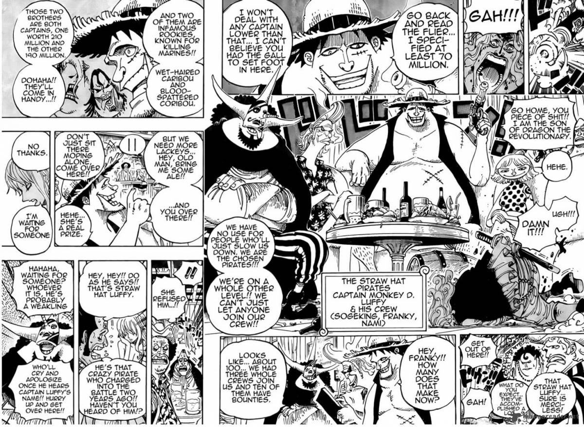 One Piece Chapter 598 page 10 - Chapter 598: 2 Years Later