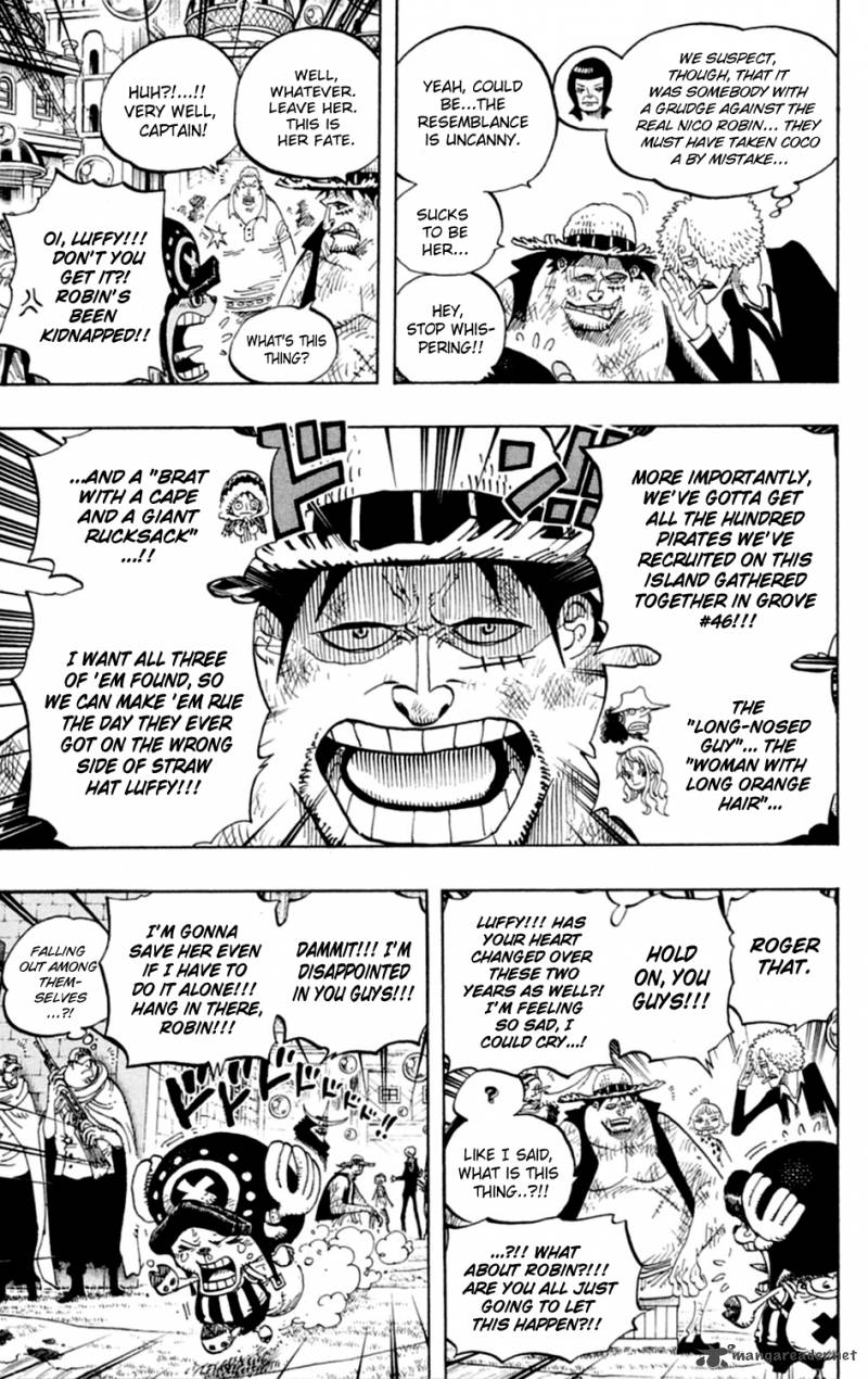 One Piece Chapter 599 page 12 - Chapter 599: Nine Pirates