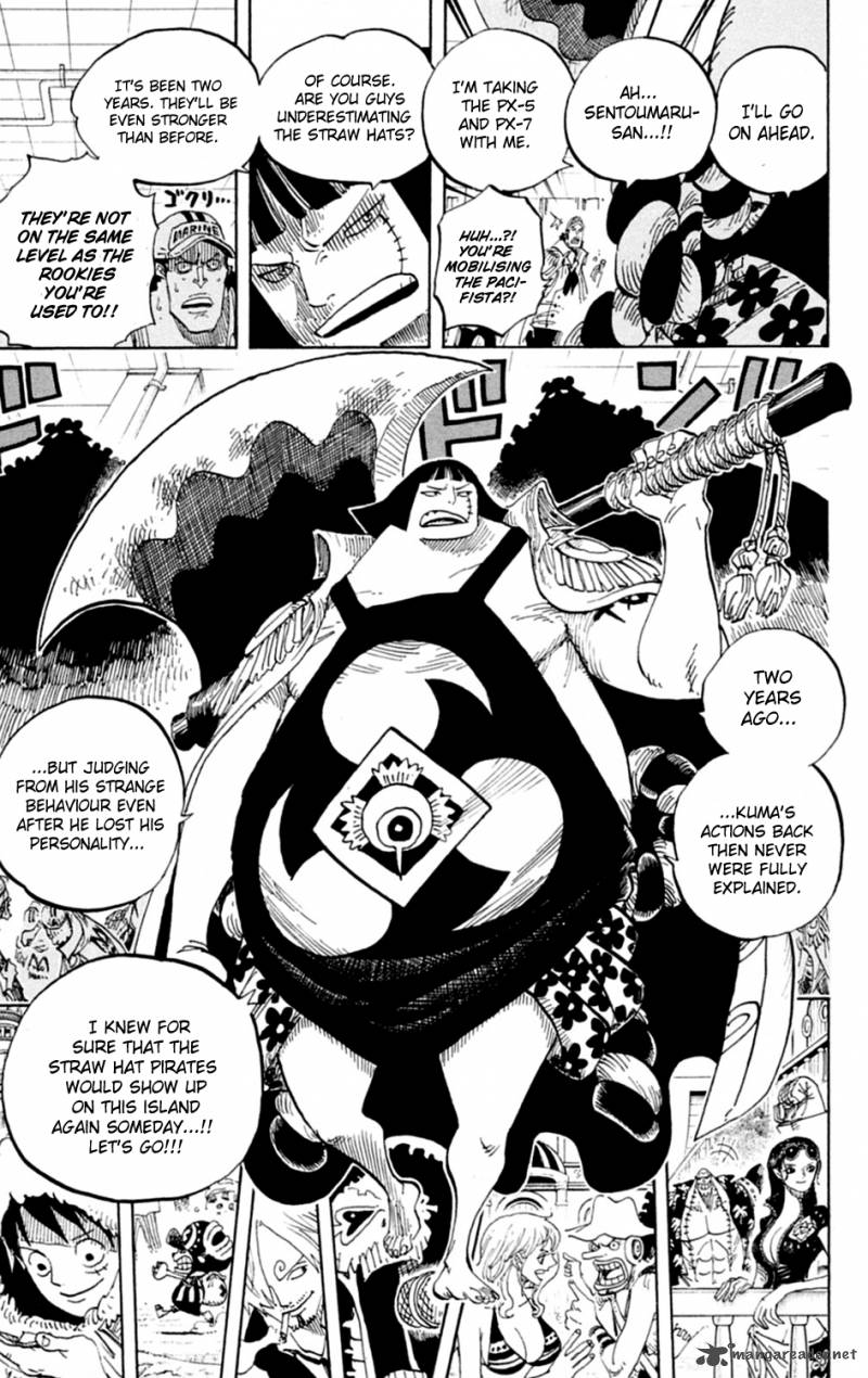 One Piece Chapter 599 page 14 - Chapter 599: Nine Pirates