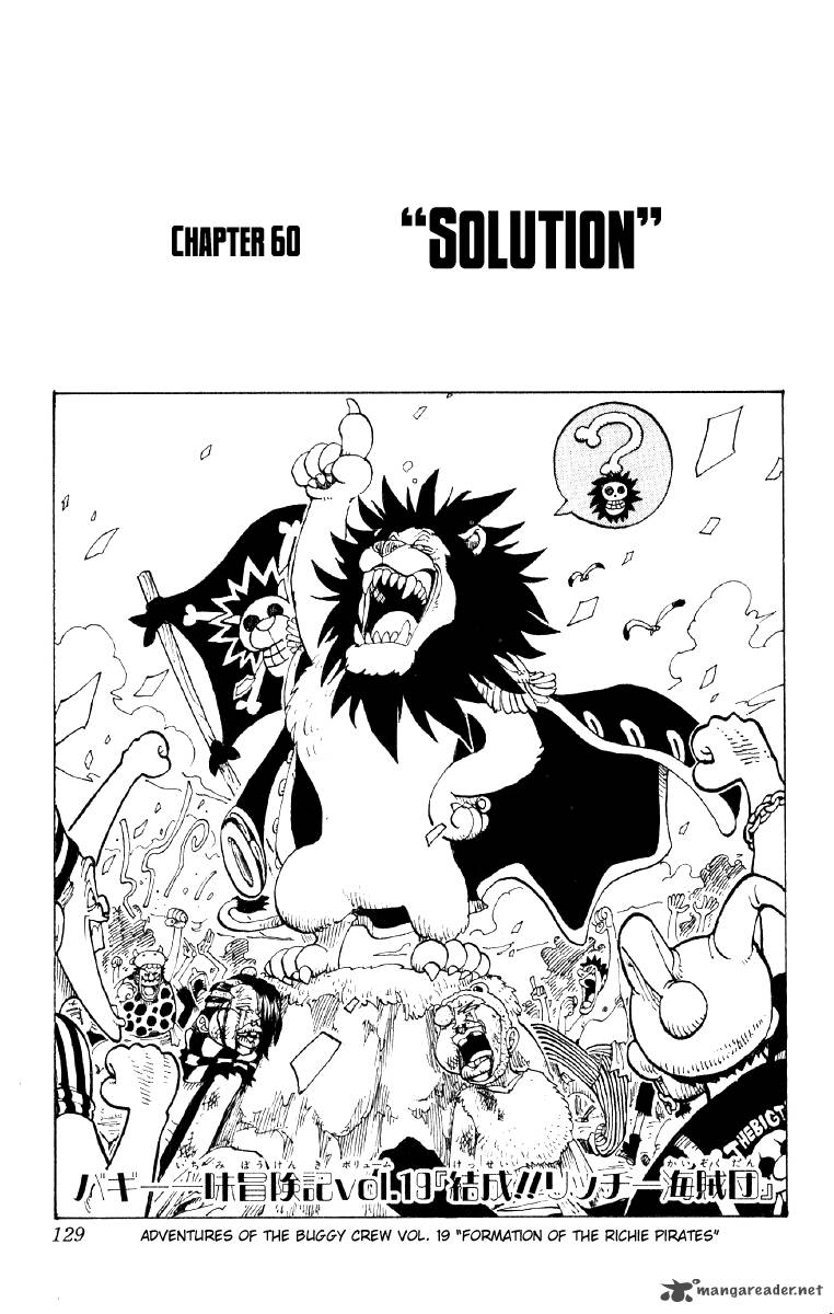 One Piece Chapter 60 page 1 - Chapter 60: Propriety