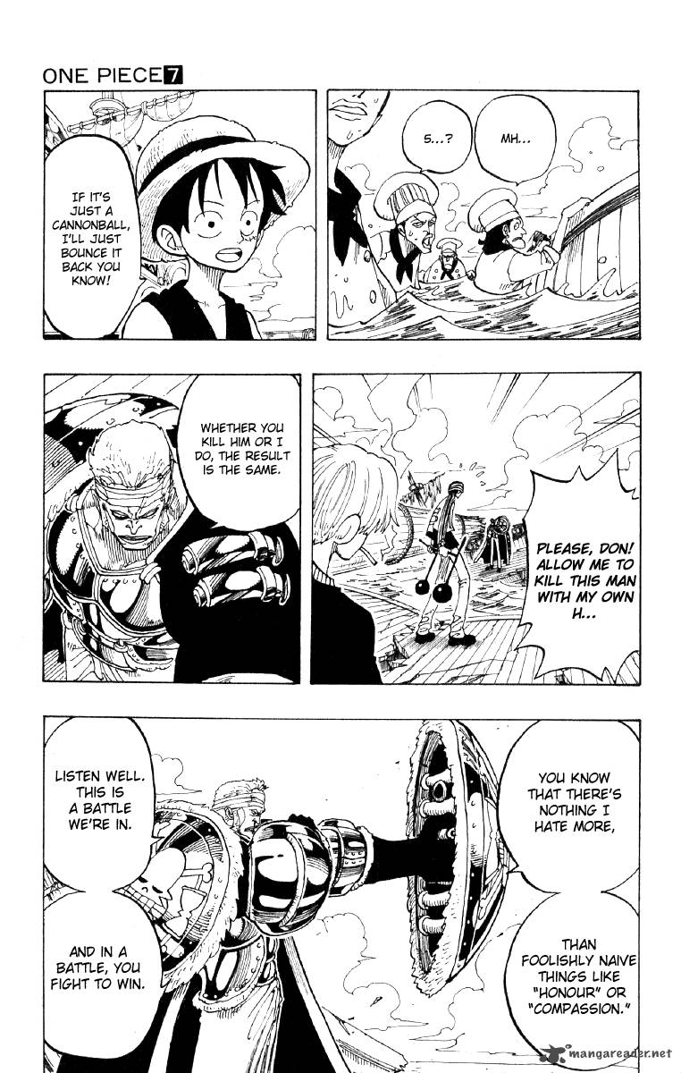 One Piece Chapter 60 page 9 - Chapter 60: Propriety