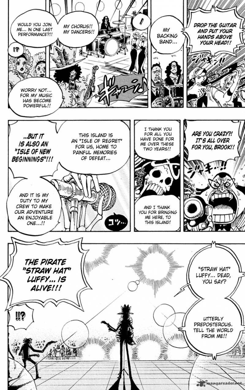 One Piece Chapter 600 page 13 - Chapter 600: Island of New Beginnings