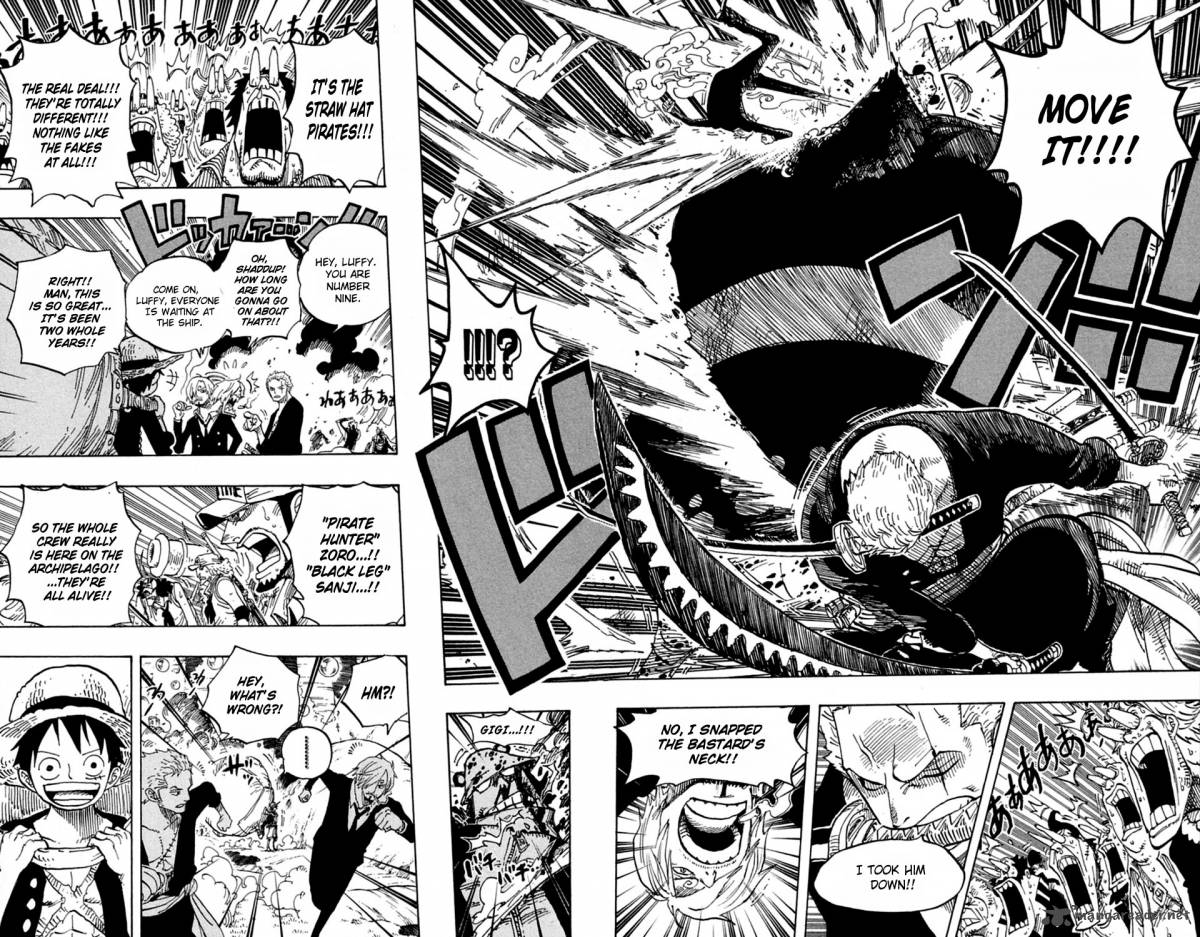 One Piece Chapter 601 page 14 - Chapter 601: Romance Dawn For the New World:
The Dawn of an Adventure
into a New World