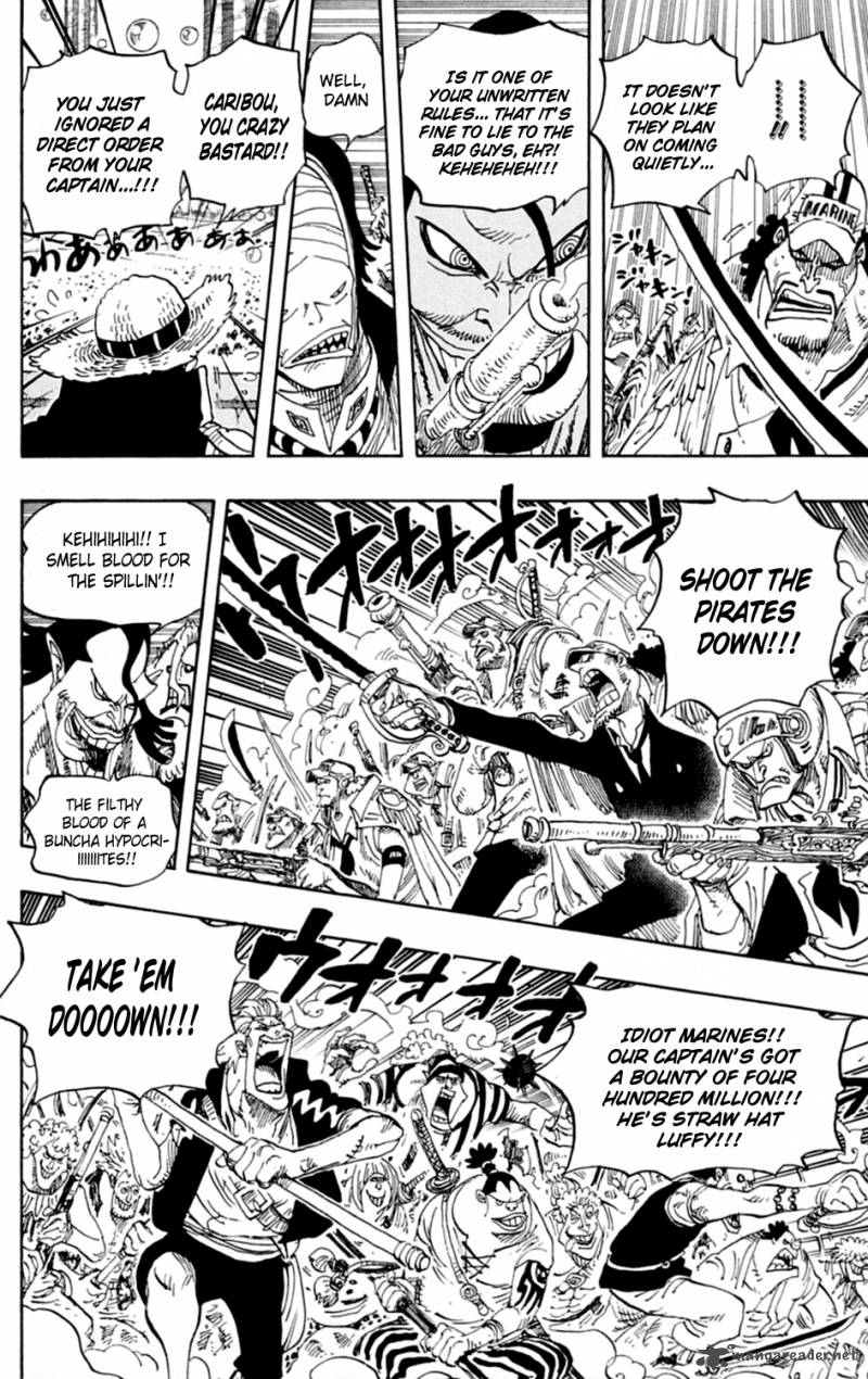 One Piece Chapter 601 page 5 - Chapter 601: Romance Dawn For the New World:
The Dawn of an Adventure
into a New World