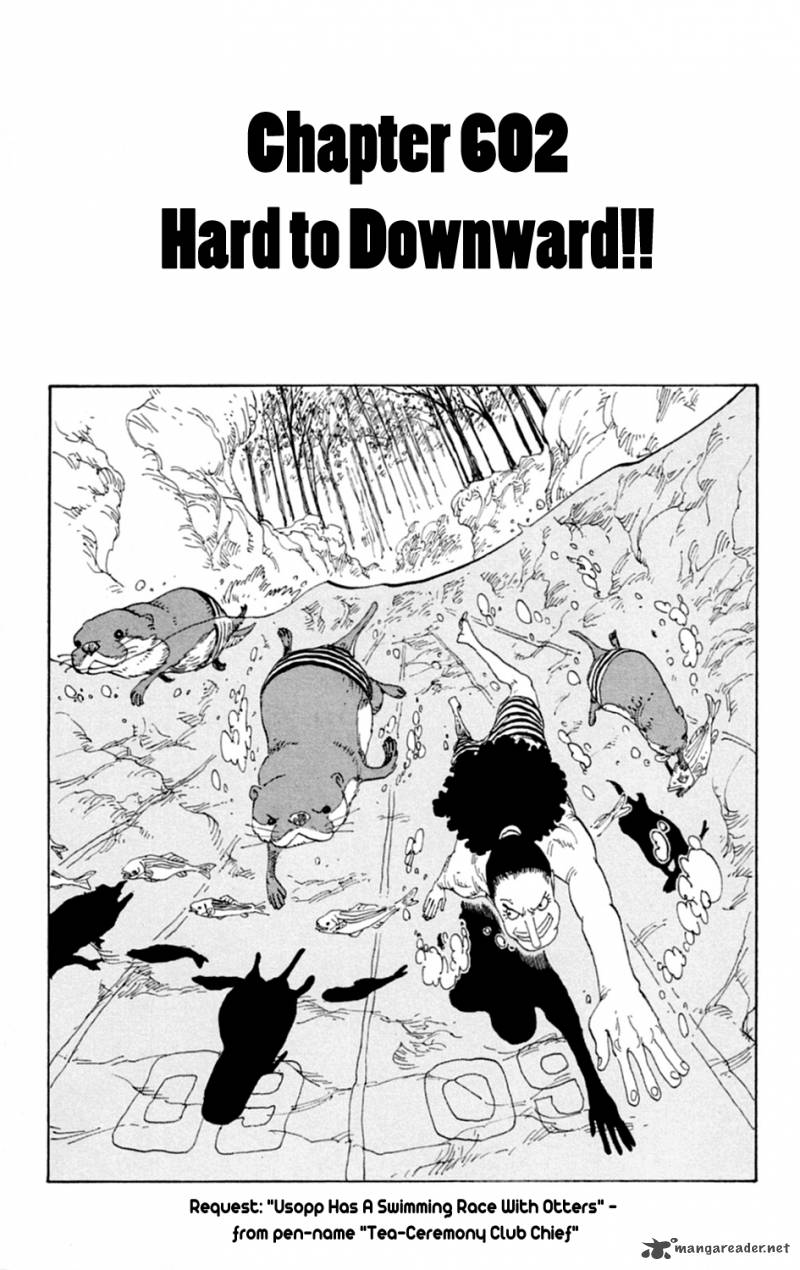 One Piece Chapter 602 page 1 - Chapter 602: Downward Ho!!
