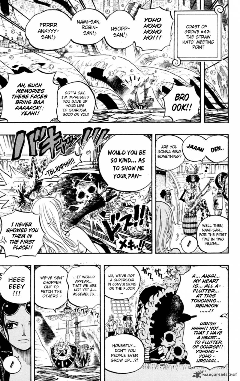 One Piece Chapter 602 page 5 - Chapter 602: Downward Ho!!