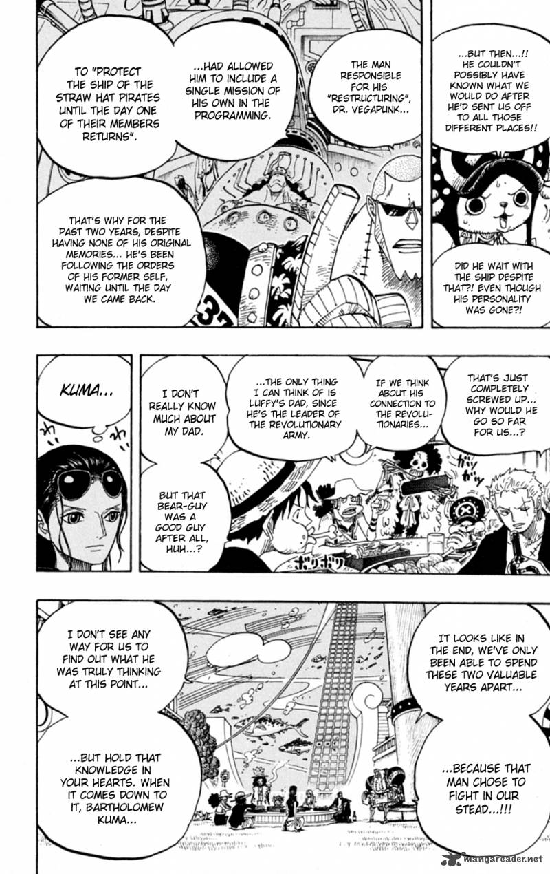 One Piece Chapter 603 page 15 - Chapter 603: Keep It In Your Heart
