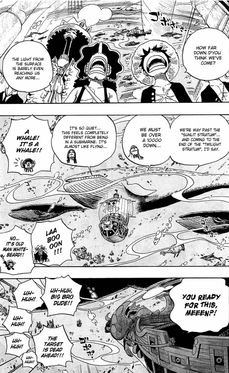 One Piece Chapter 604 page 12 - Chapter 604: Into the Depths