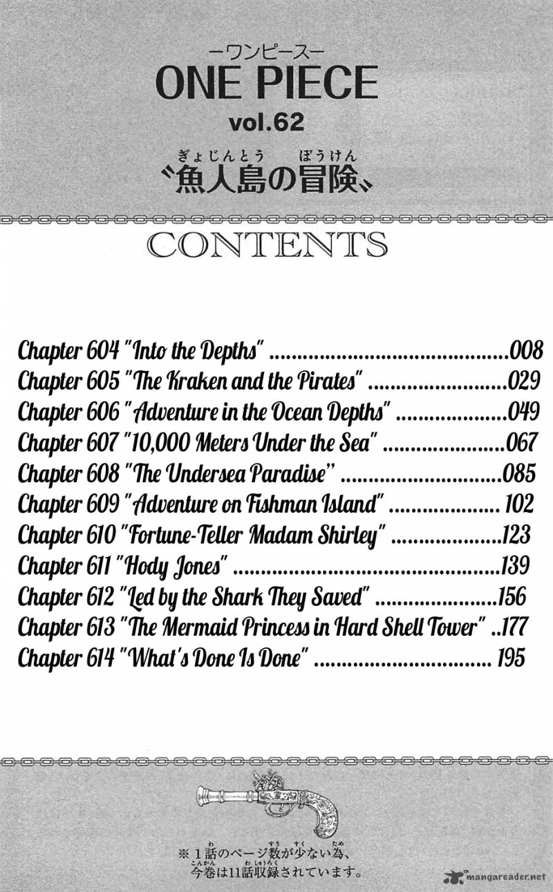 One Piece Chapter 604 page 9 - Chapter 604: Into the Depths