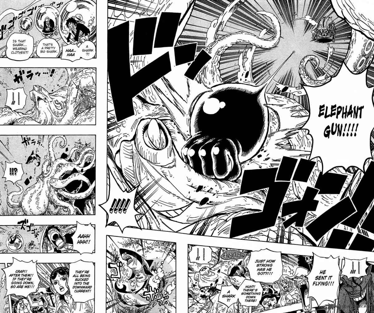 One Piece manga, chapter 605, page 16 of 21