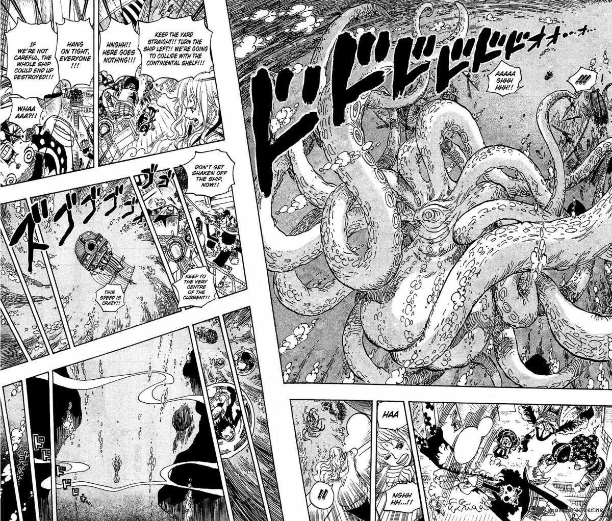One Piece manga, chapter 605, page 17 of 21