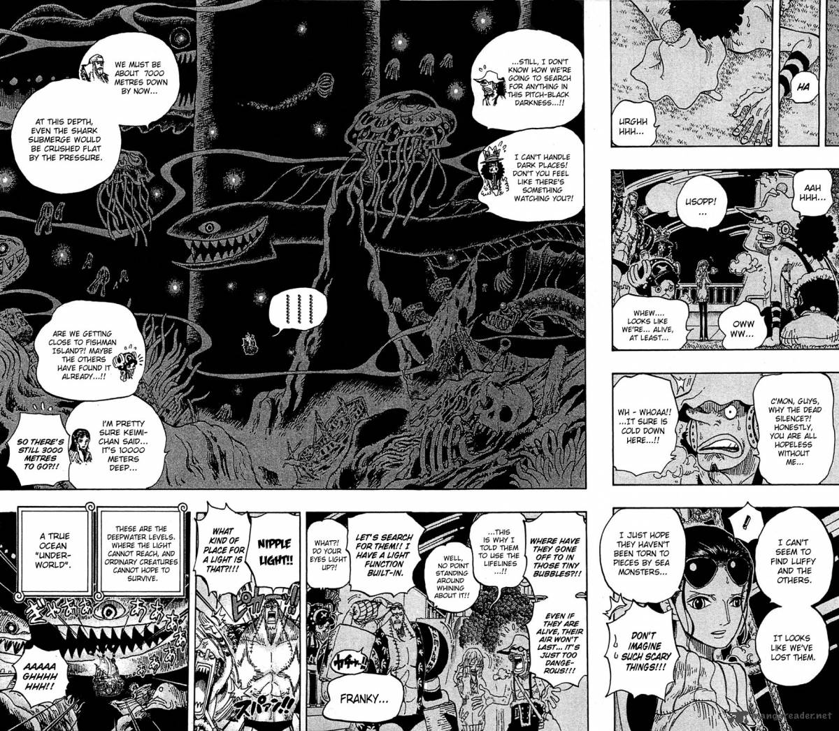 One Piece manga, chapter 605, page 18 of 21