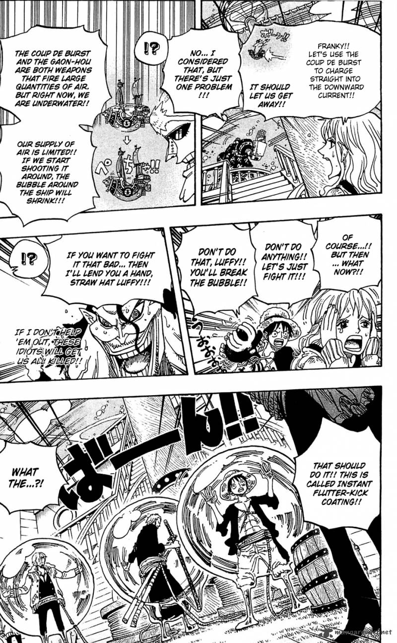 One Piece manga, chapter 605, page 8 of 21